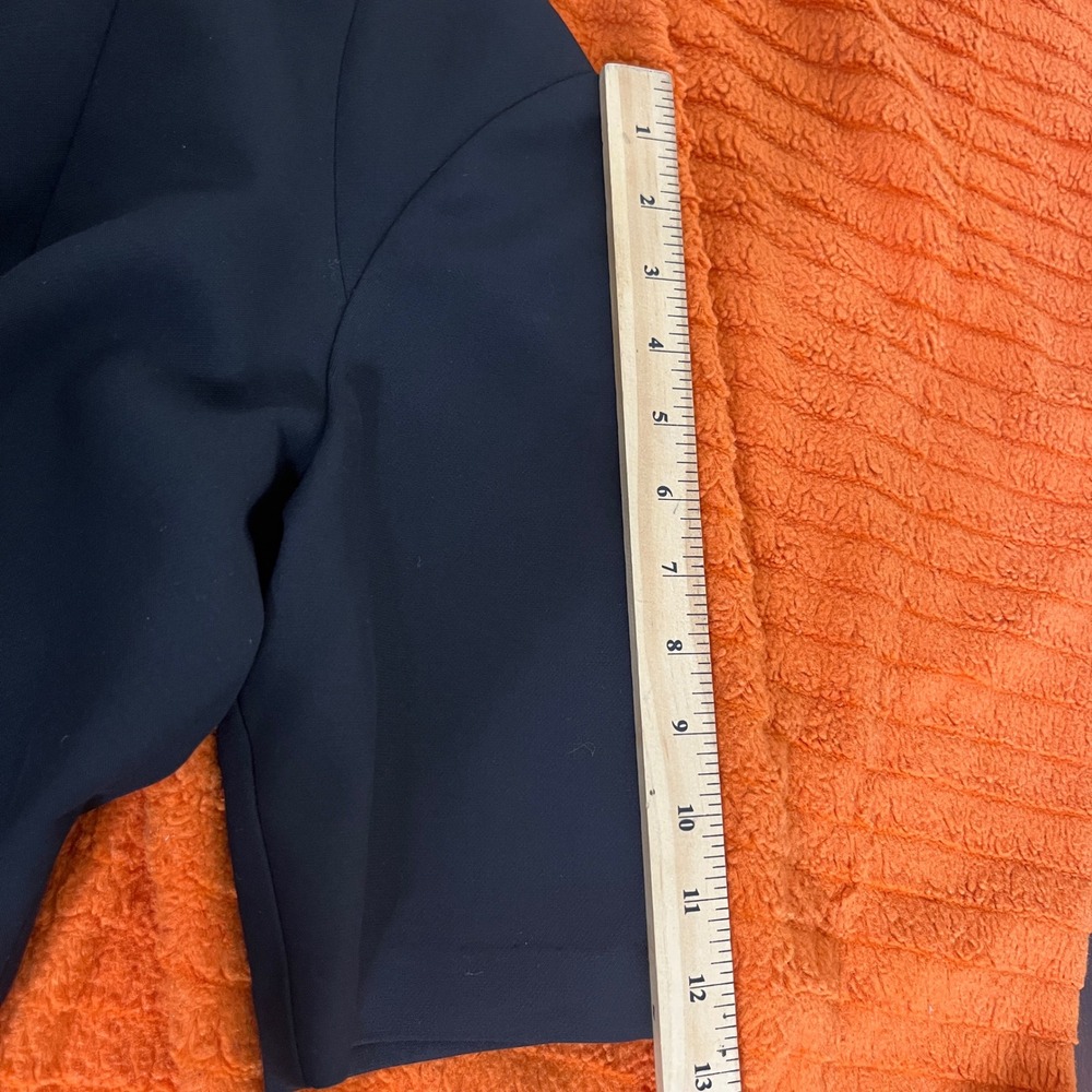 New Trina Turk Sheath Dress Women 8 Black New Short Sleeve Midi Professional LBD - Picture 12 of 16